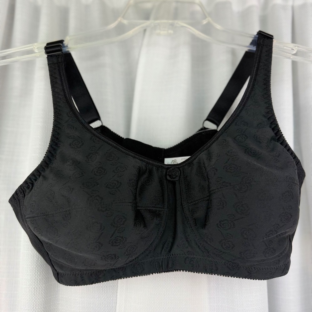 ABC American Breast Care 103 Rose Contour Mastectomy Bra Black 42B NWT